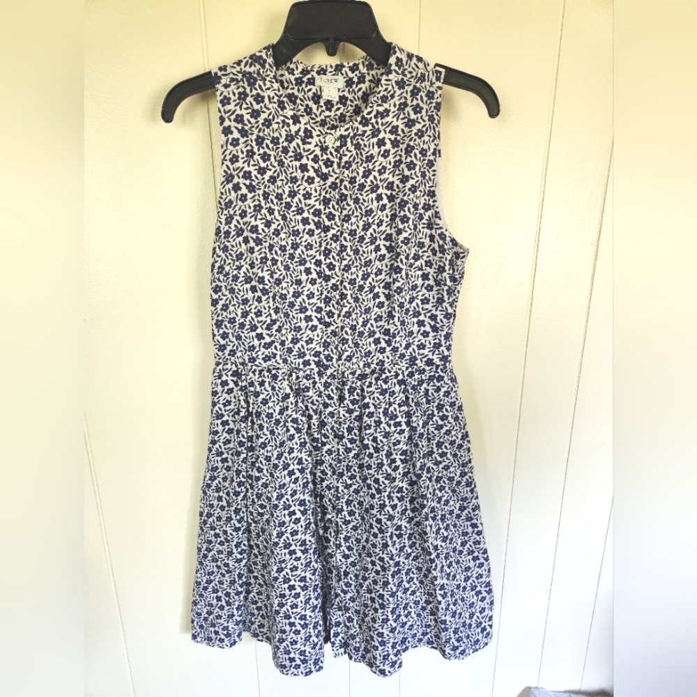 J crew sleevless button down dress